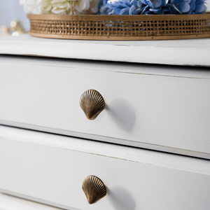 Brass Shell Knobs Furniture Handles - Fuller's Flips