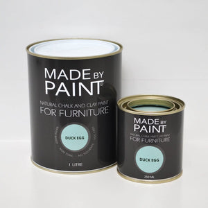 250ml ‘Duck Egg’ Chalk & Clay Furniture Paint Chalk Paint - Fuller's Flips