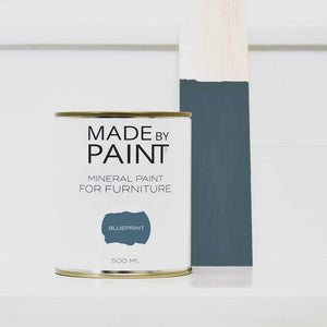 'Blueprint' Mineral Paint, Made By Paint, 500ml (Navy)