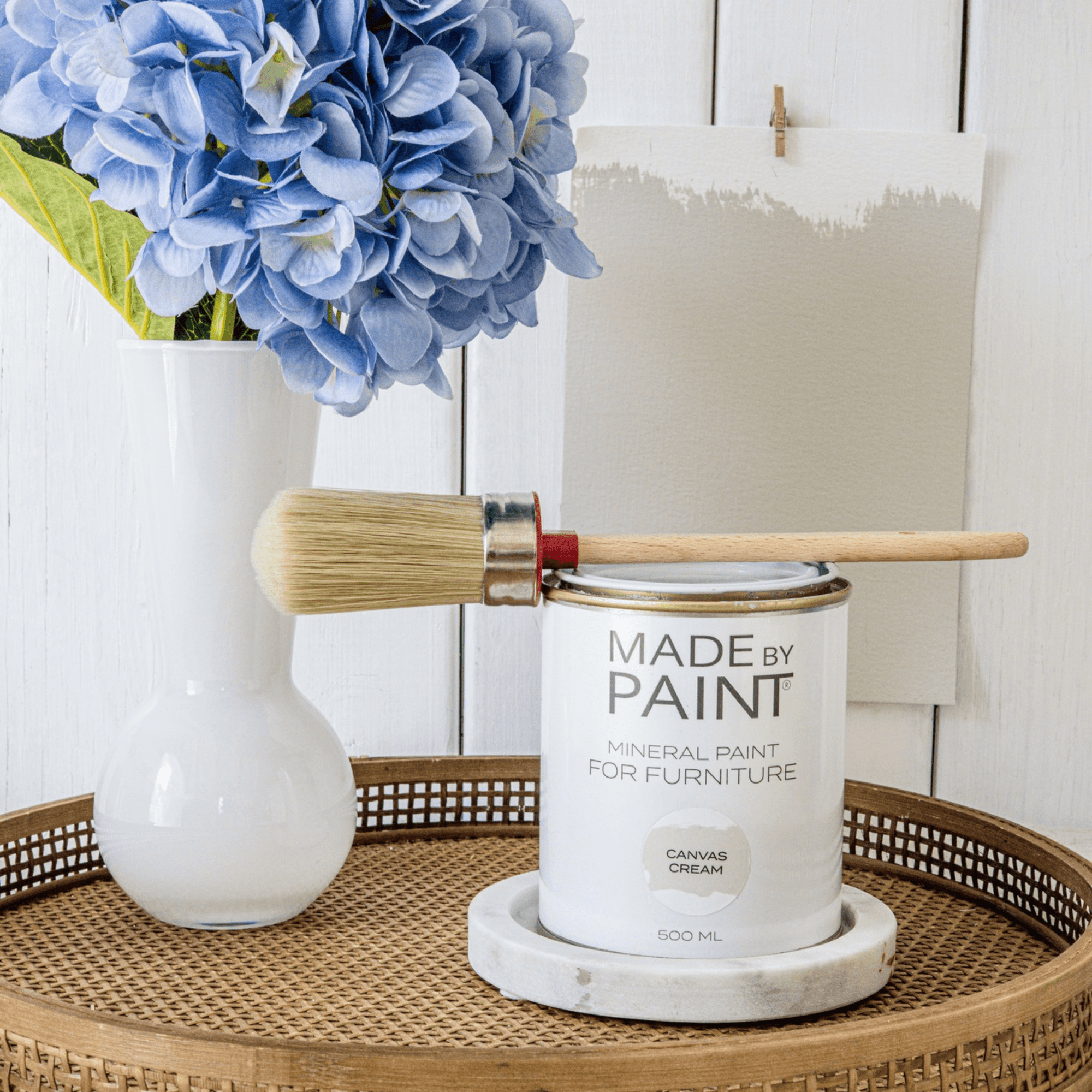 'Canvas Cream' Mineral Paint, Made By Paint, 500ml (Cream)