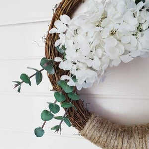Hydrangea Wreath Home decor - Fuller's Flips