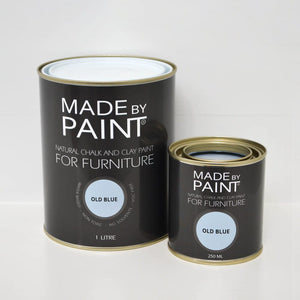 250ml ‘Old Blue’ Chalk & Clay Furniture Paint Chalk Paint - Fuller's Flips
