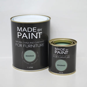 250ml ‘Seagrass’ Chalk & Clay Furniture Paint Chalk Paint - Fuller's Flips